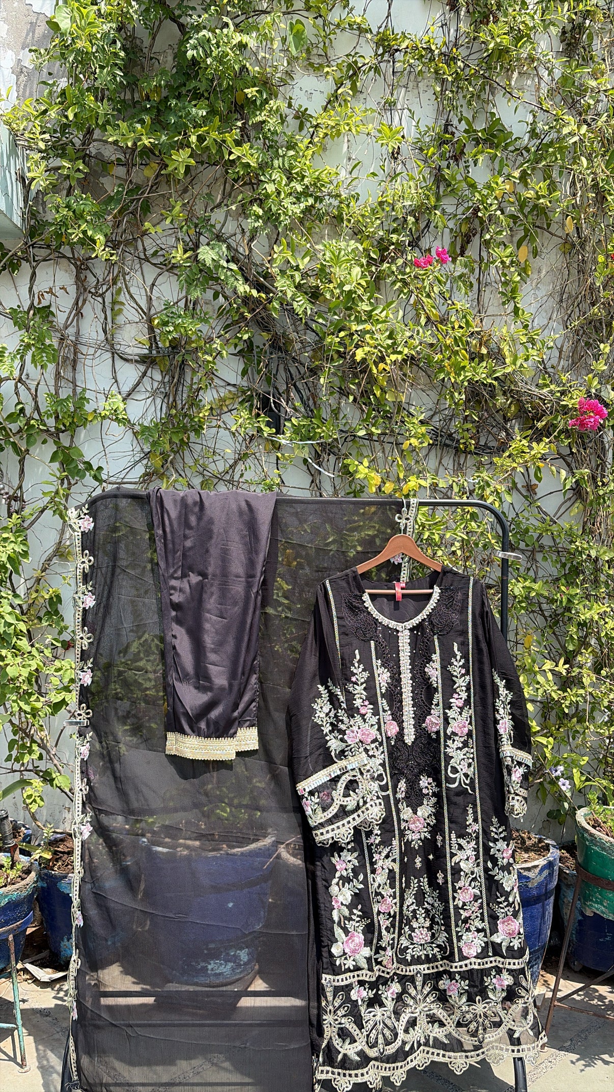 CHIFFON KURTI SET