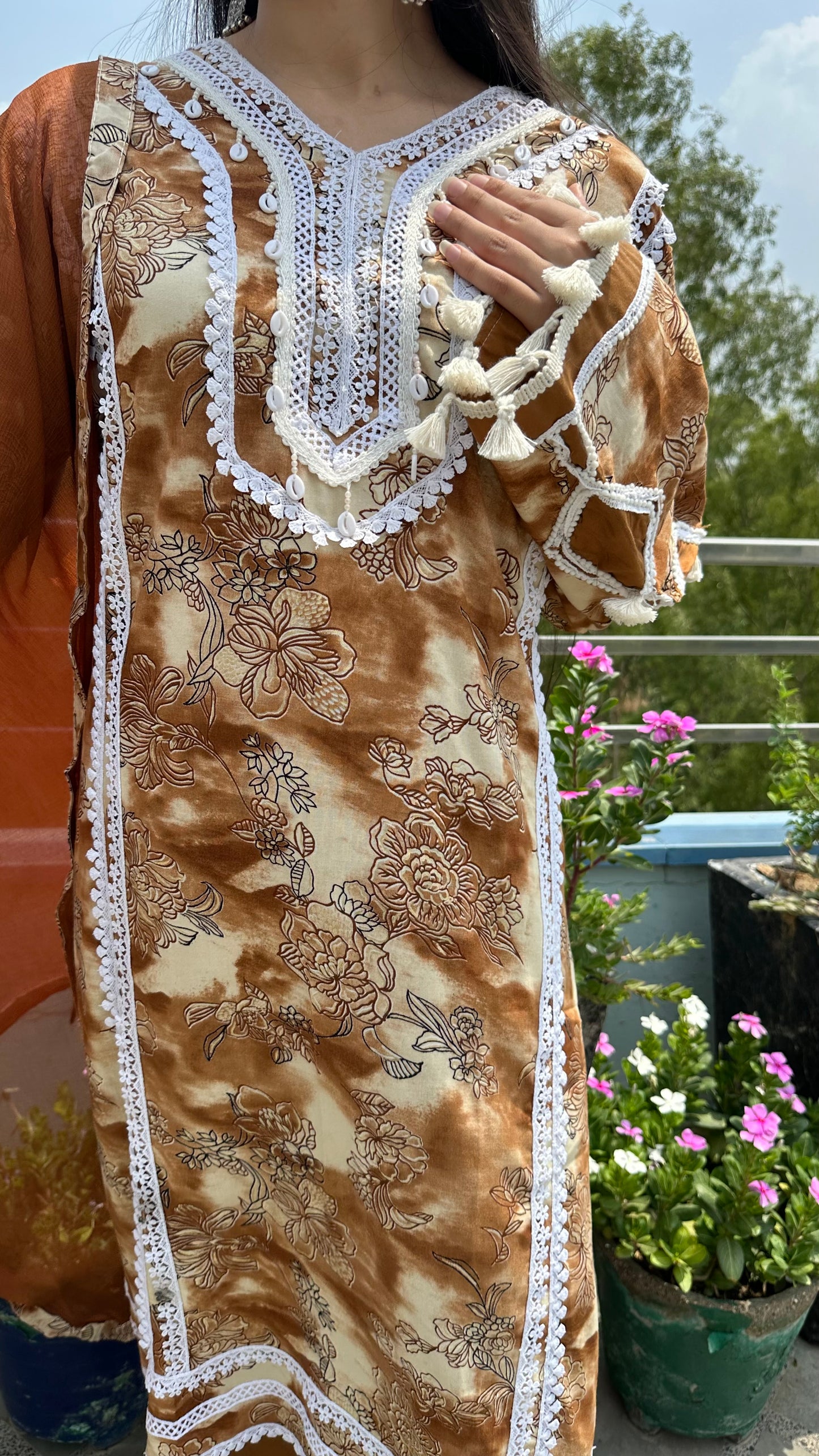 RAYON LACE FARSHI SETS
