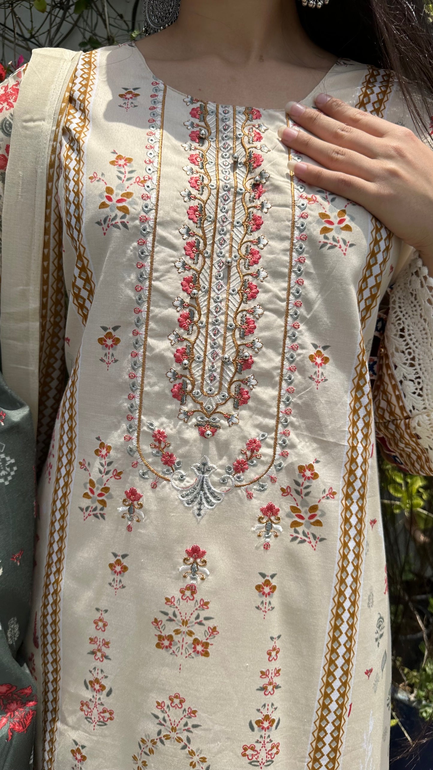 INDO COTTON CREAM SET