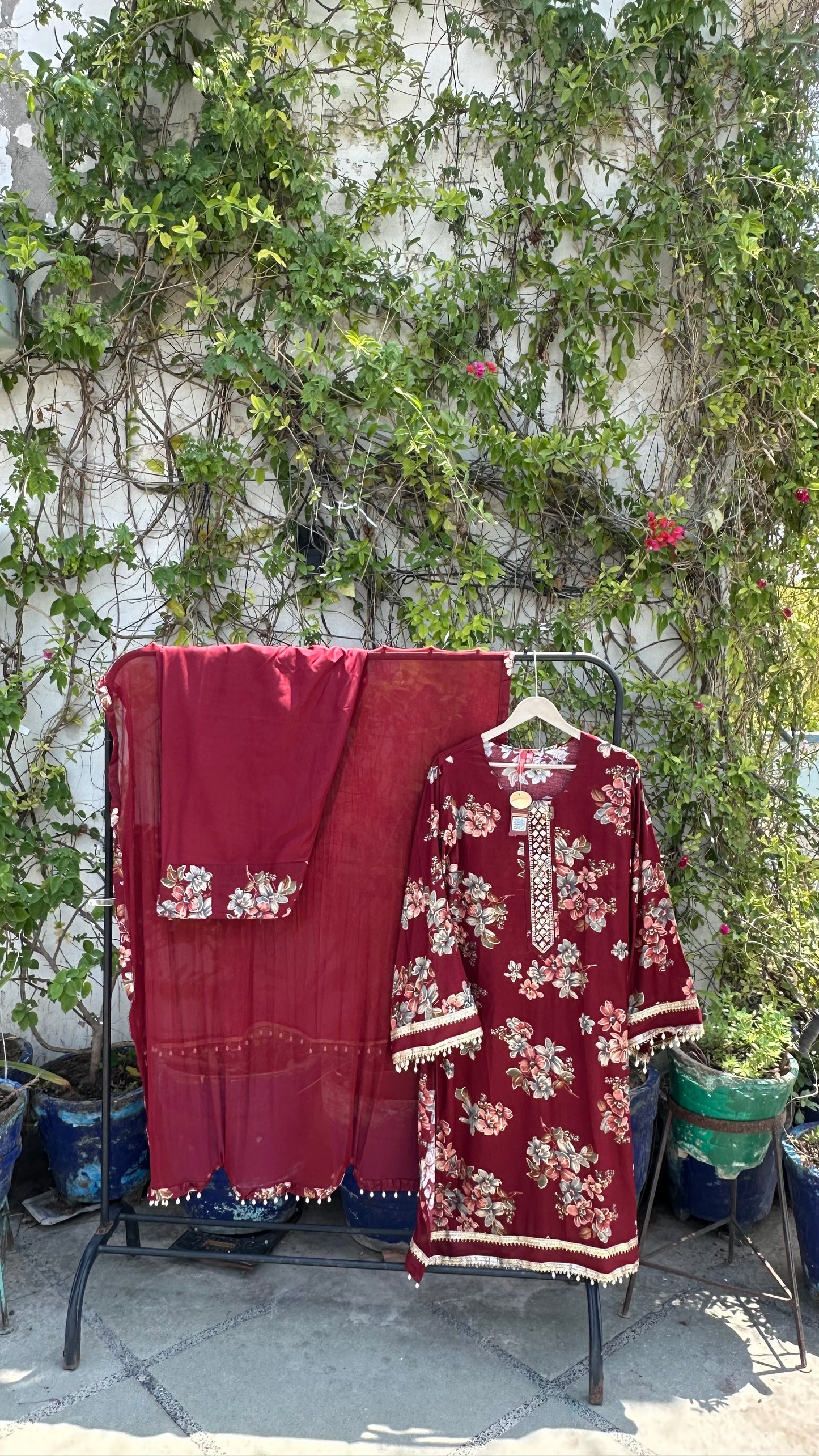 RAYON FARSHI KURTI SET
