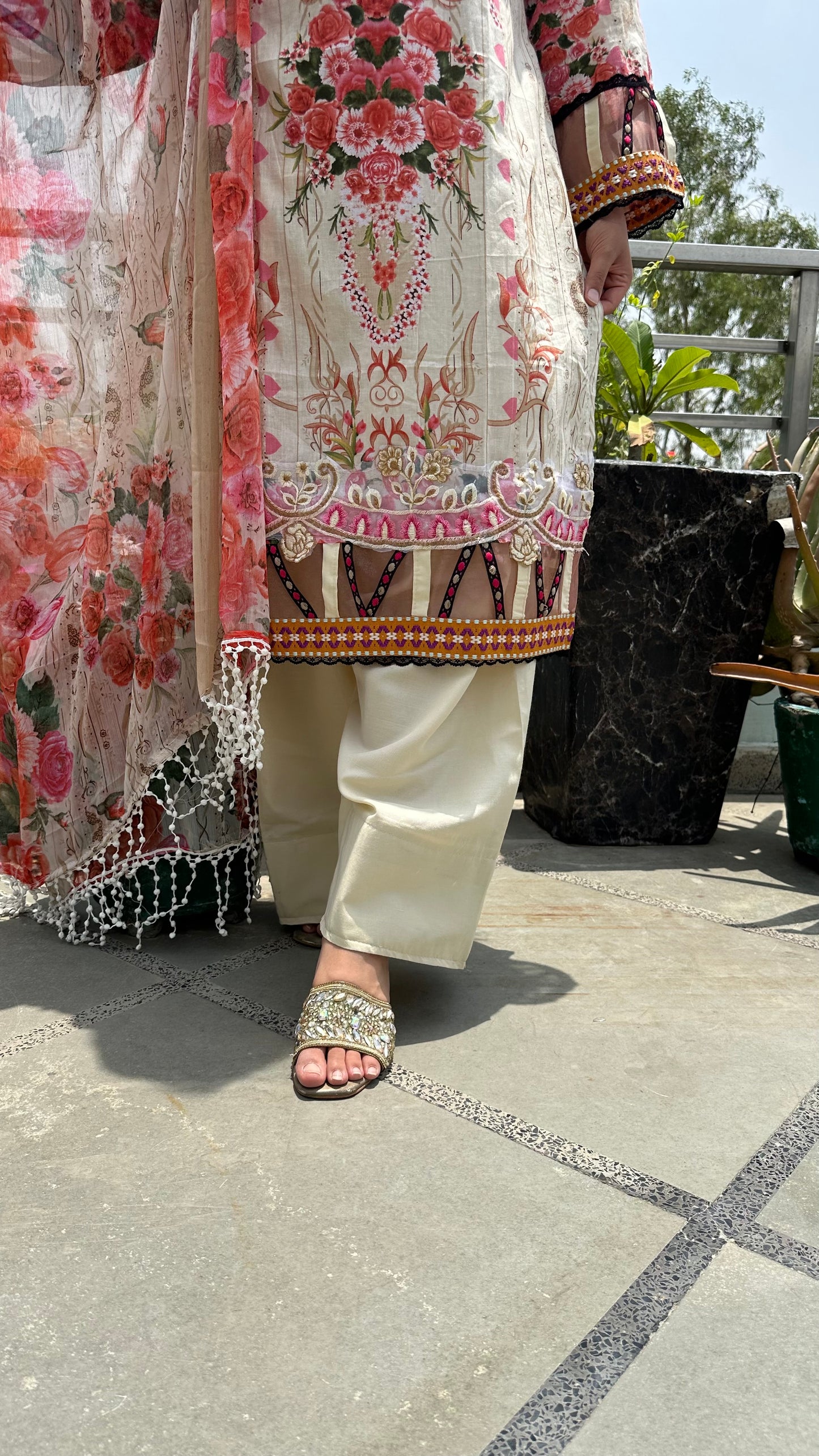 CREAM COTTON SET
