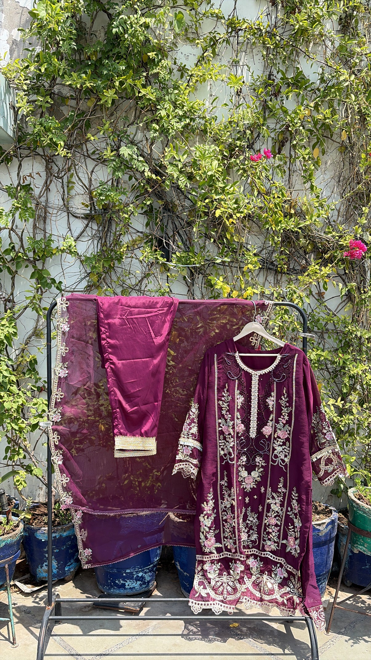 CHIFFON KUIRTI SET