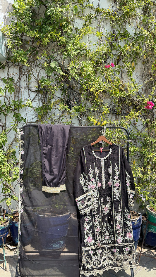 CHIFFON KURTI SET