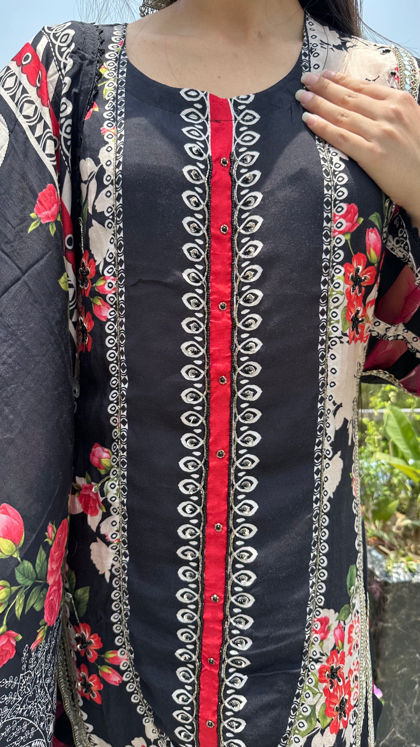MUSLIN BLACK SET