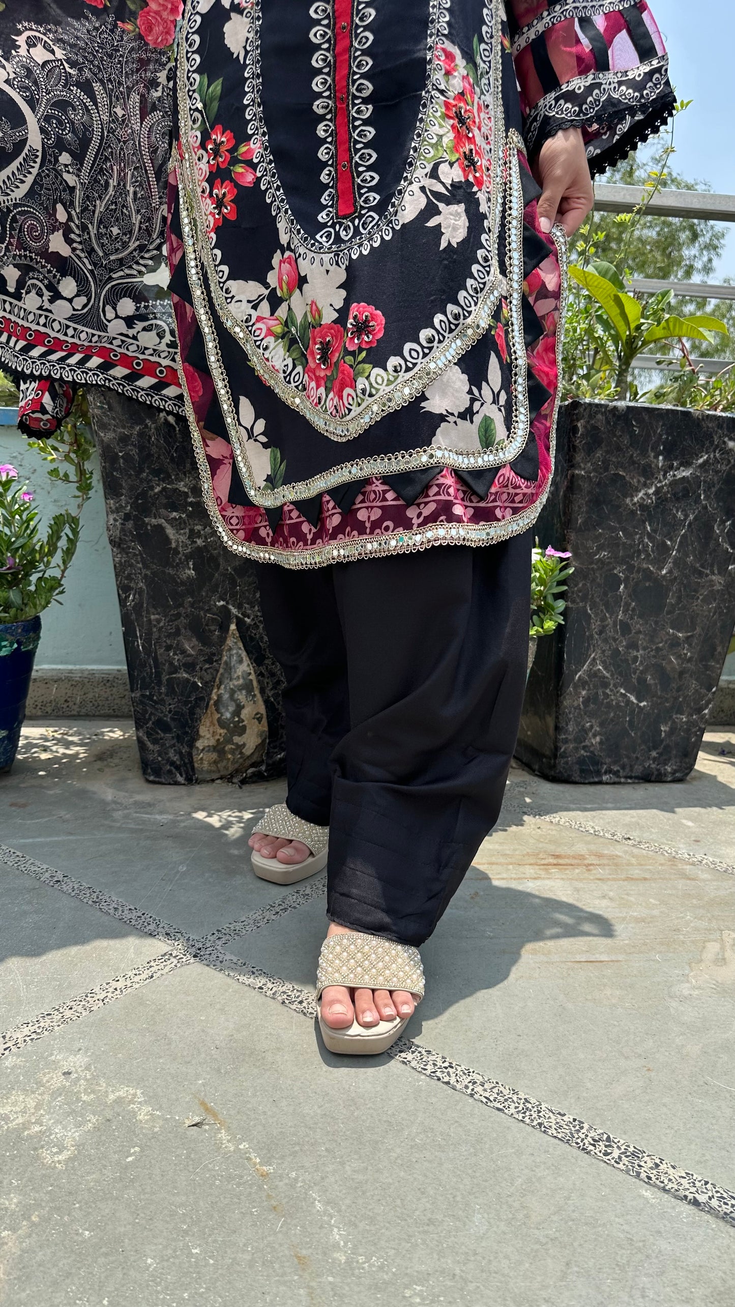 MUSLIN BLACK SET