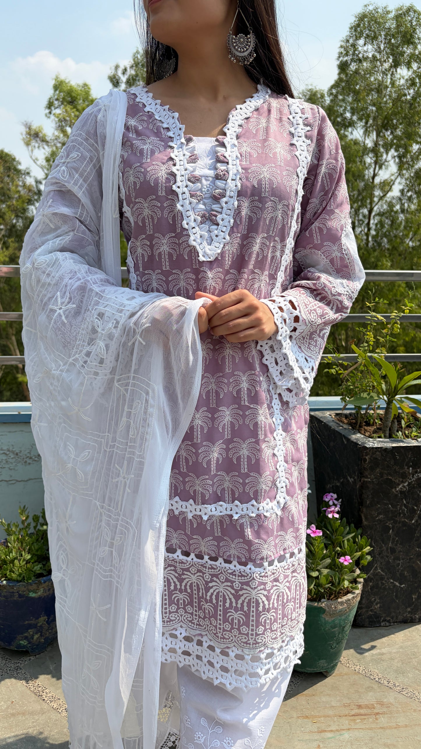 PASTEL CHIKANKARI SETS