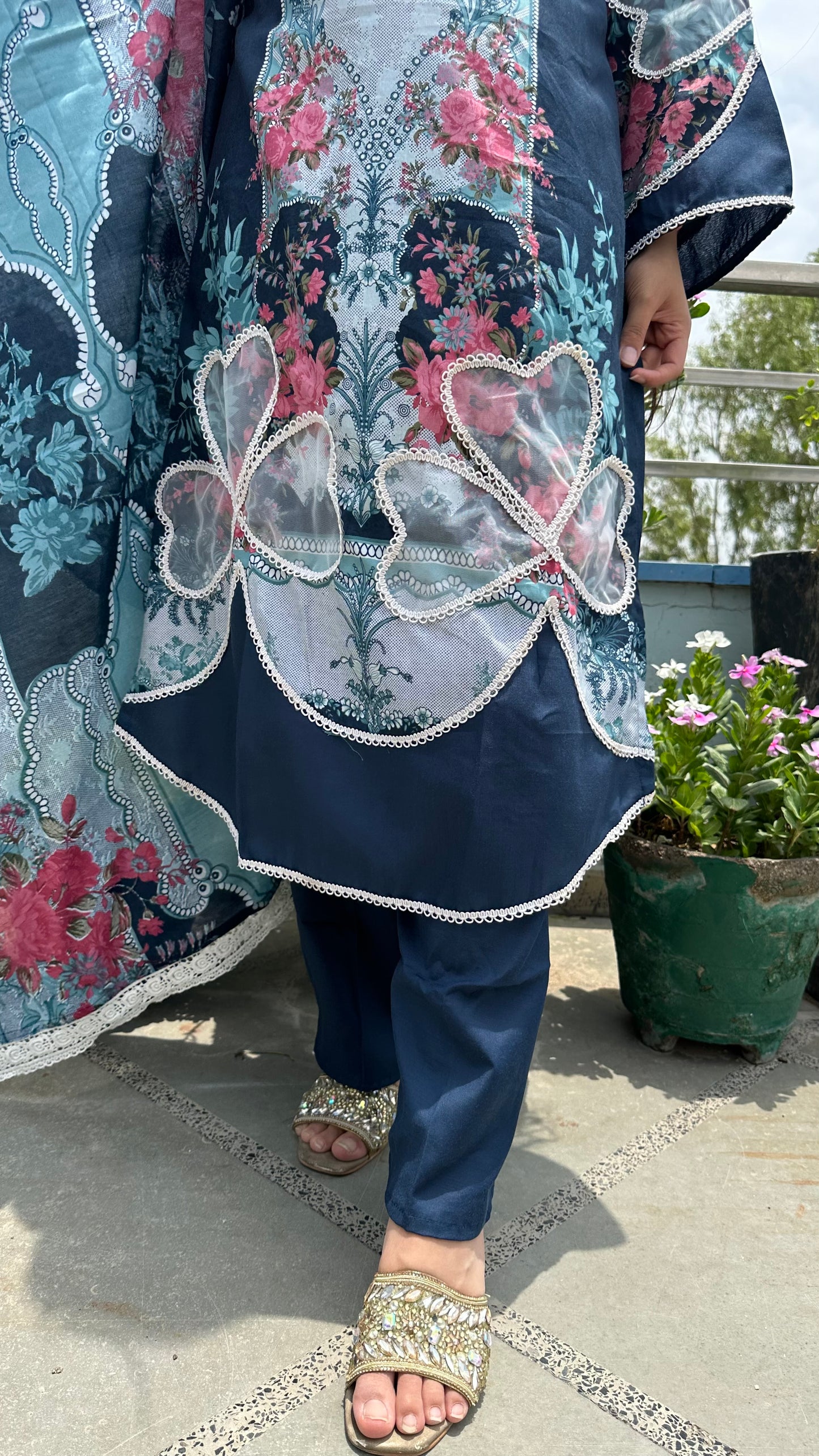 INDO COTTON BLUE SET