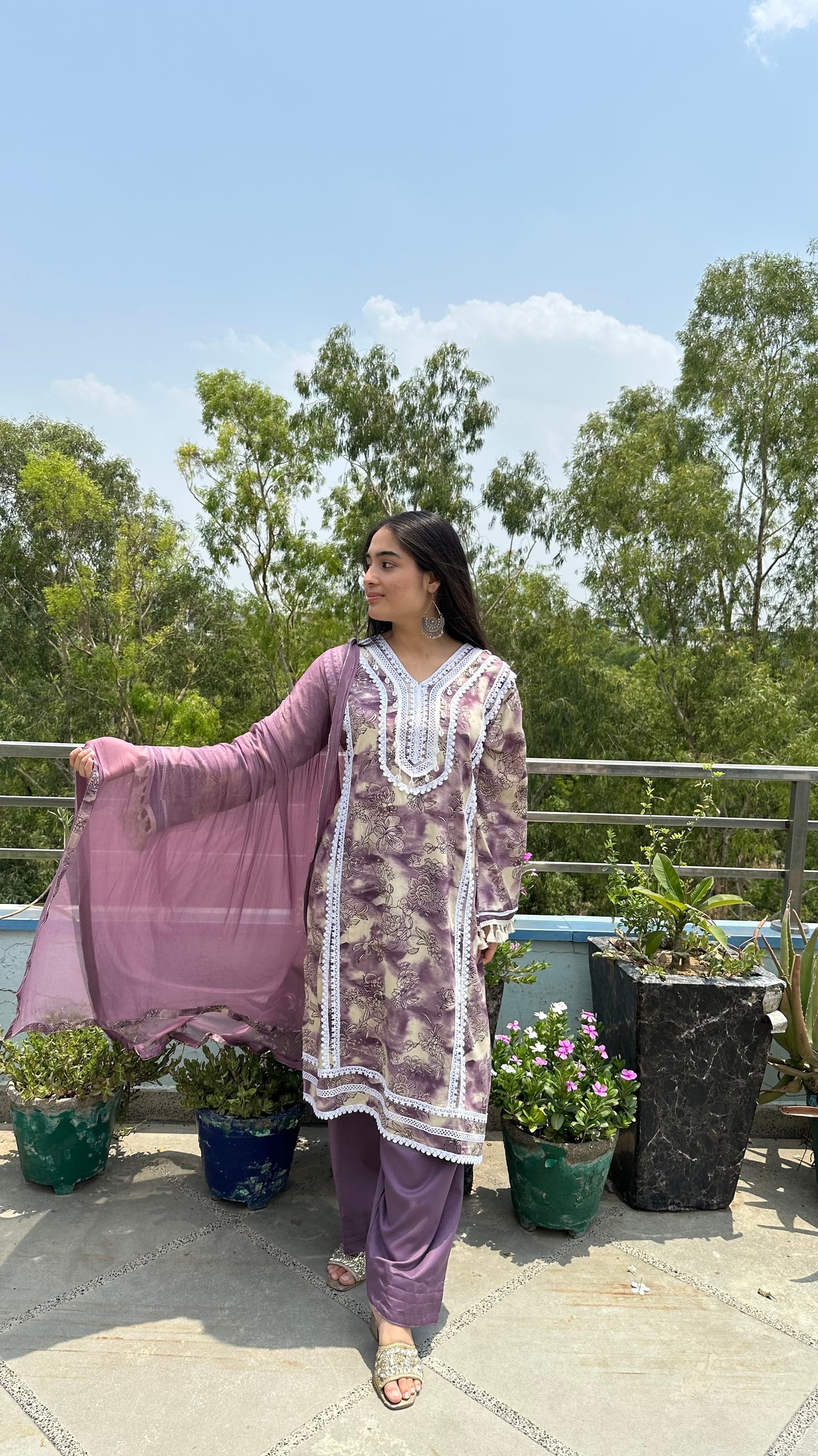 RAYON LACE FARSHI SETS