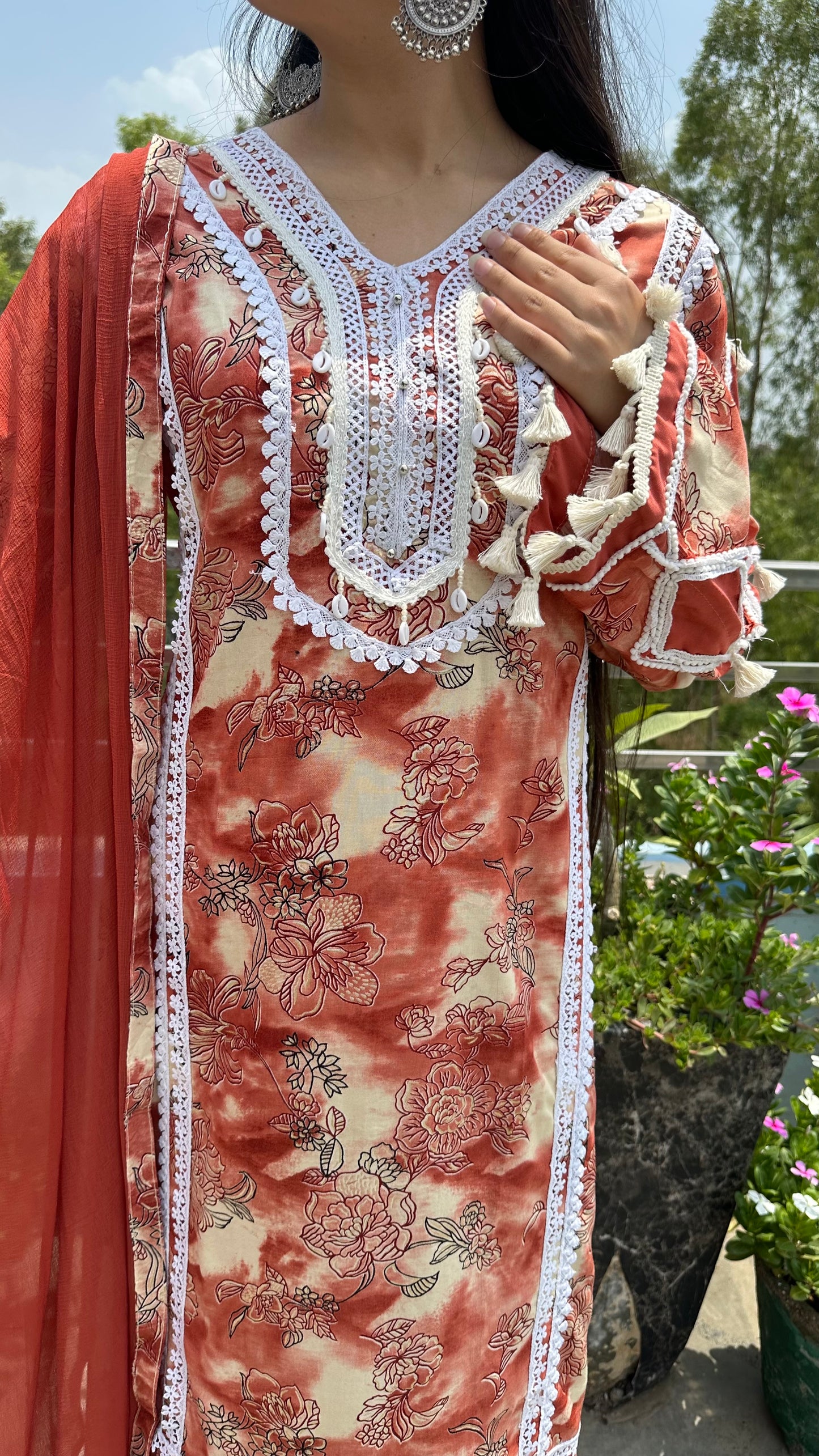 RAYON LACE FARSHI SETS
