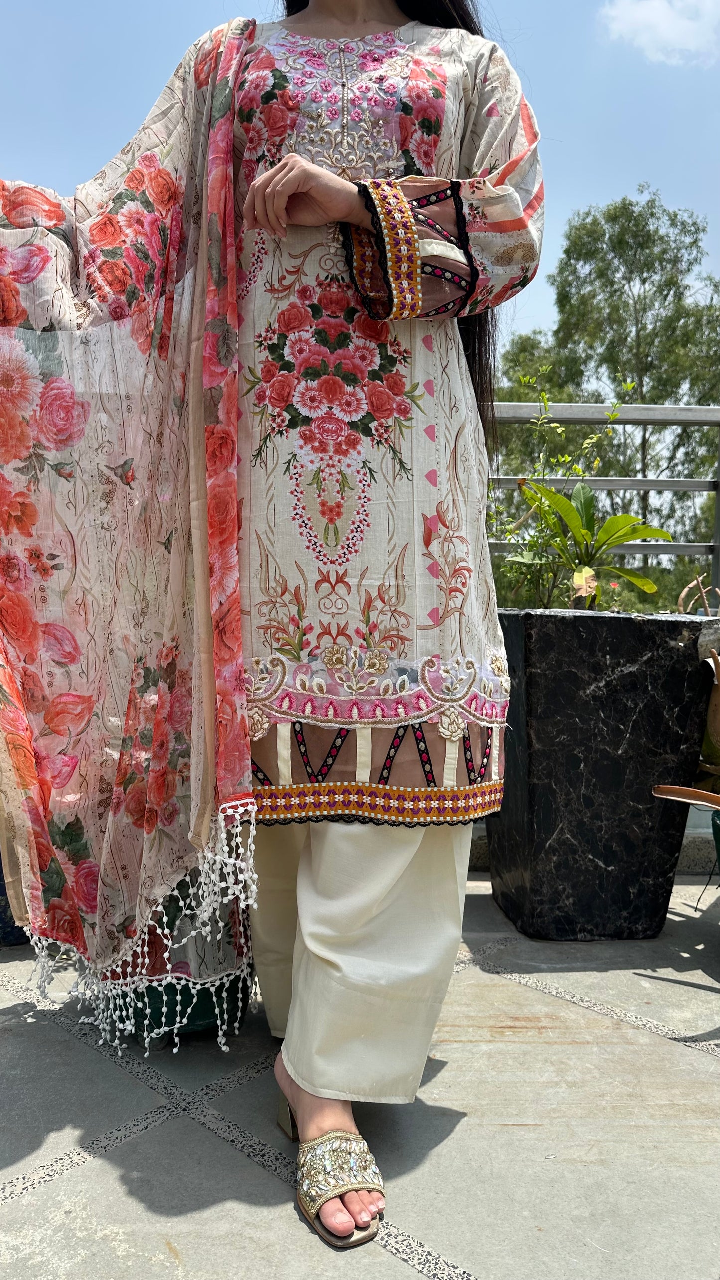 CREAM COTTON SET