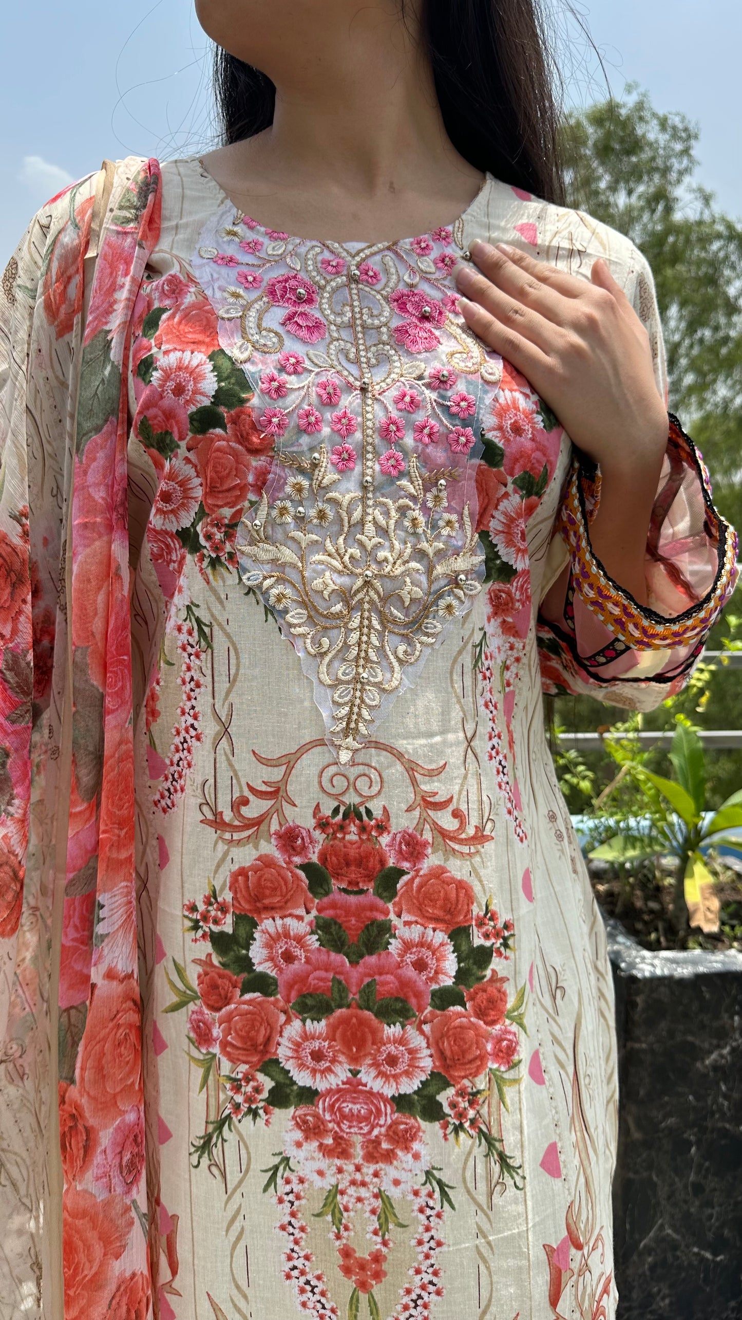 CREAM COTTON SET