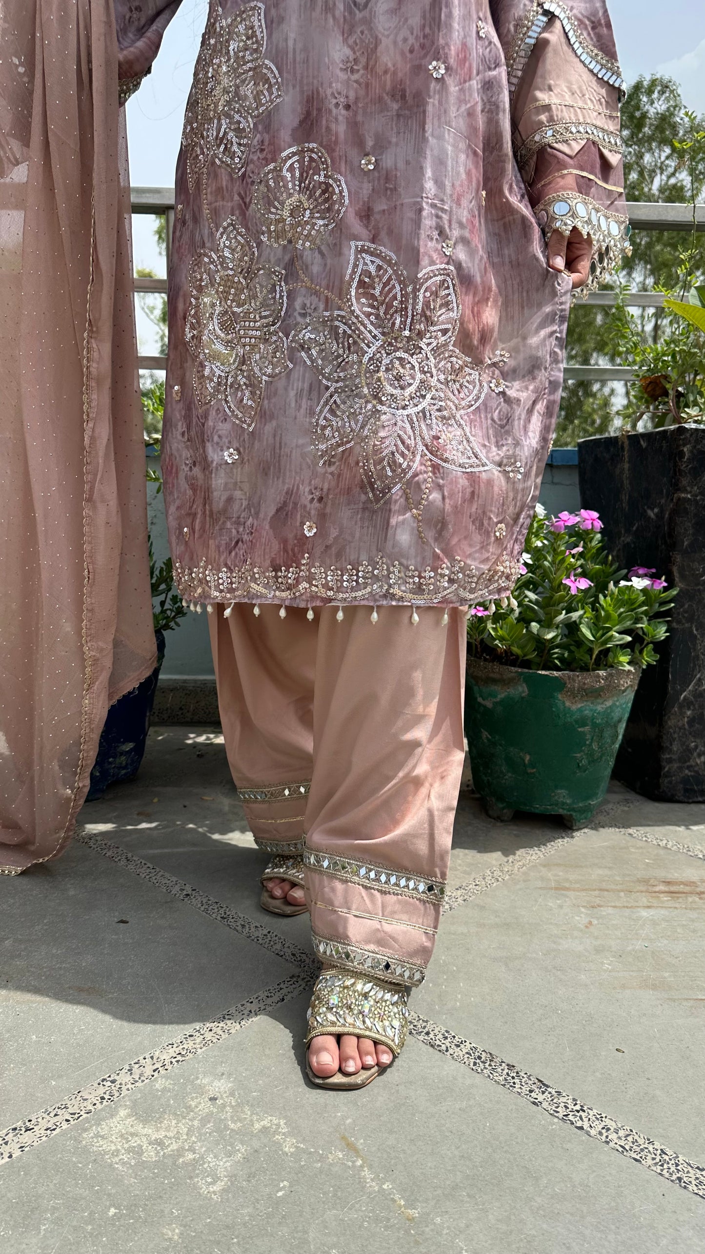 CHINNON FARSHI PINK SET