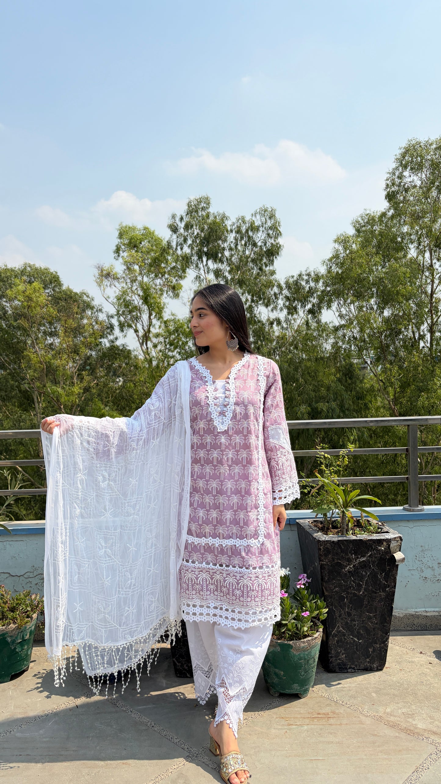 PASTEL CHIKANKARI SETS