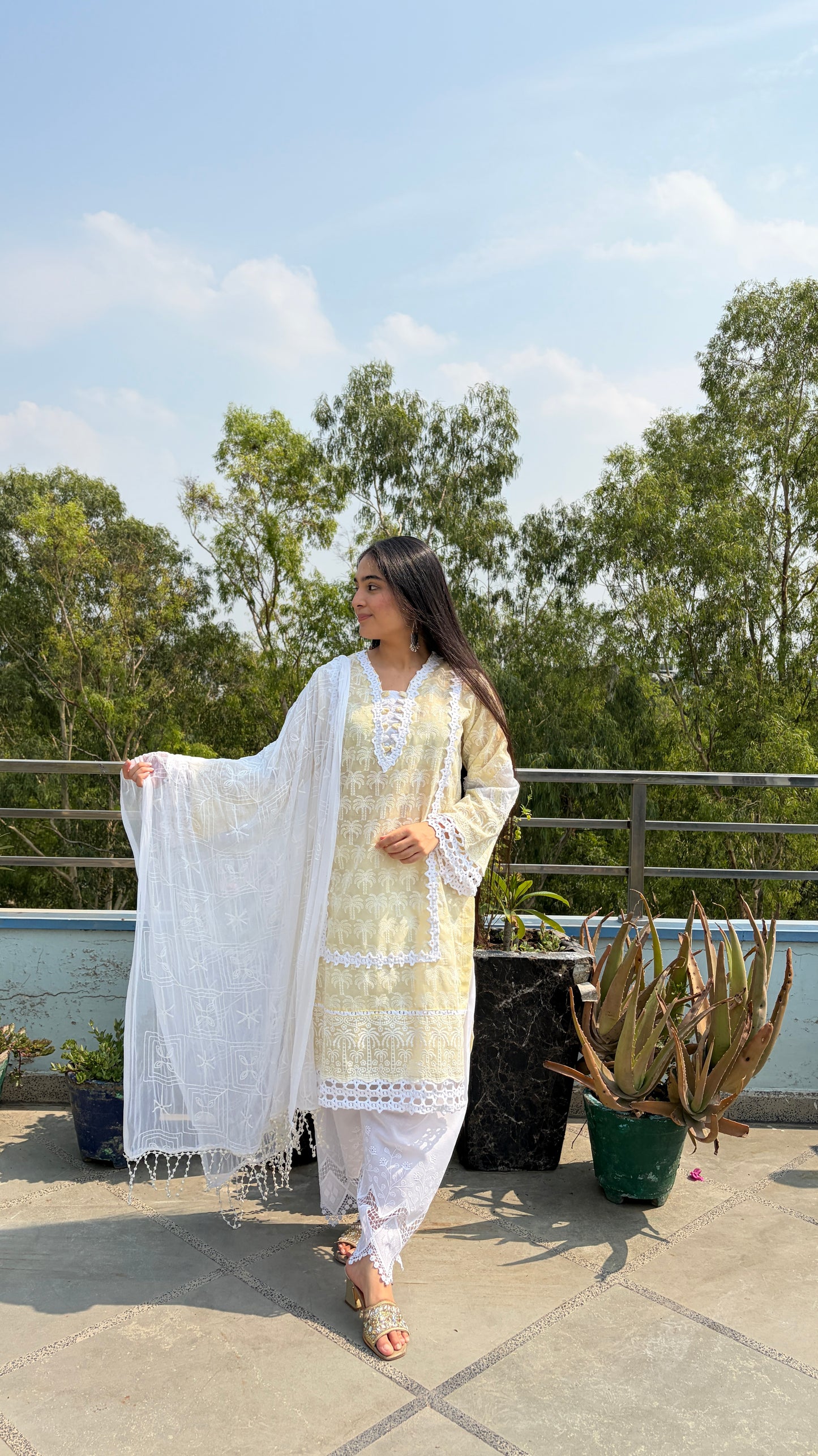 PASTEL CHIKANKARI SETS