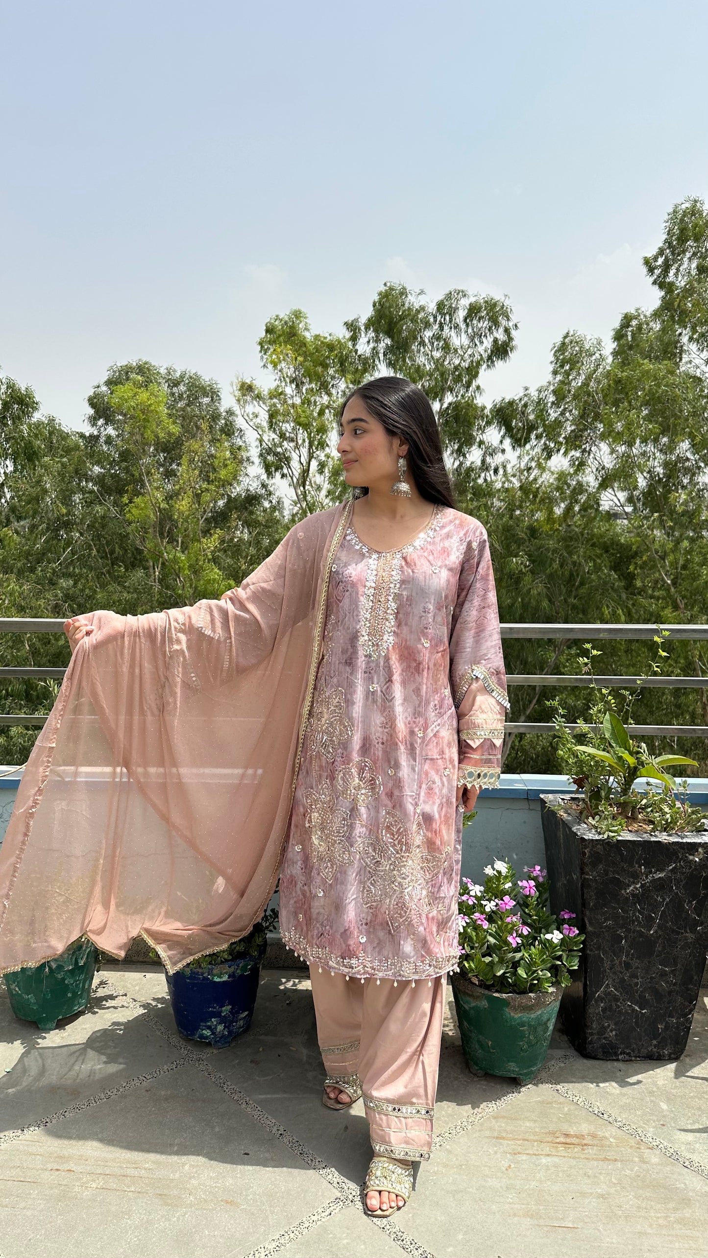 CHINNON FARSHI PINK SET