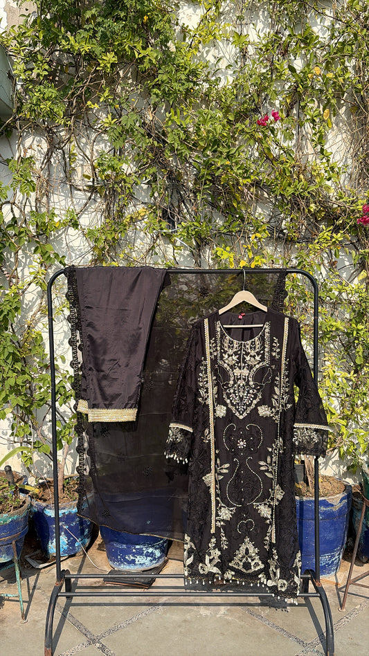 CHIFFON KURTI SET