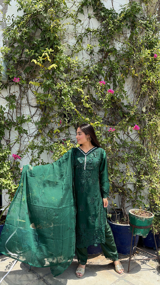 CHIFFON KURTI SET