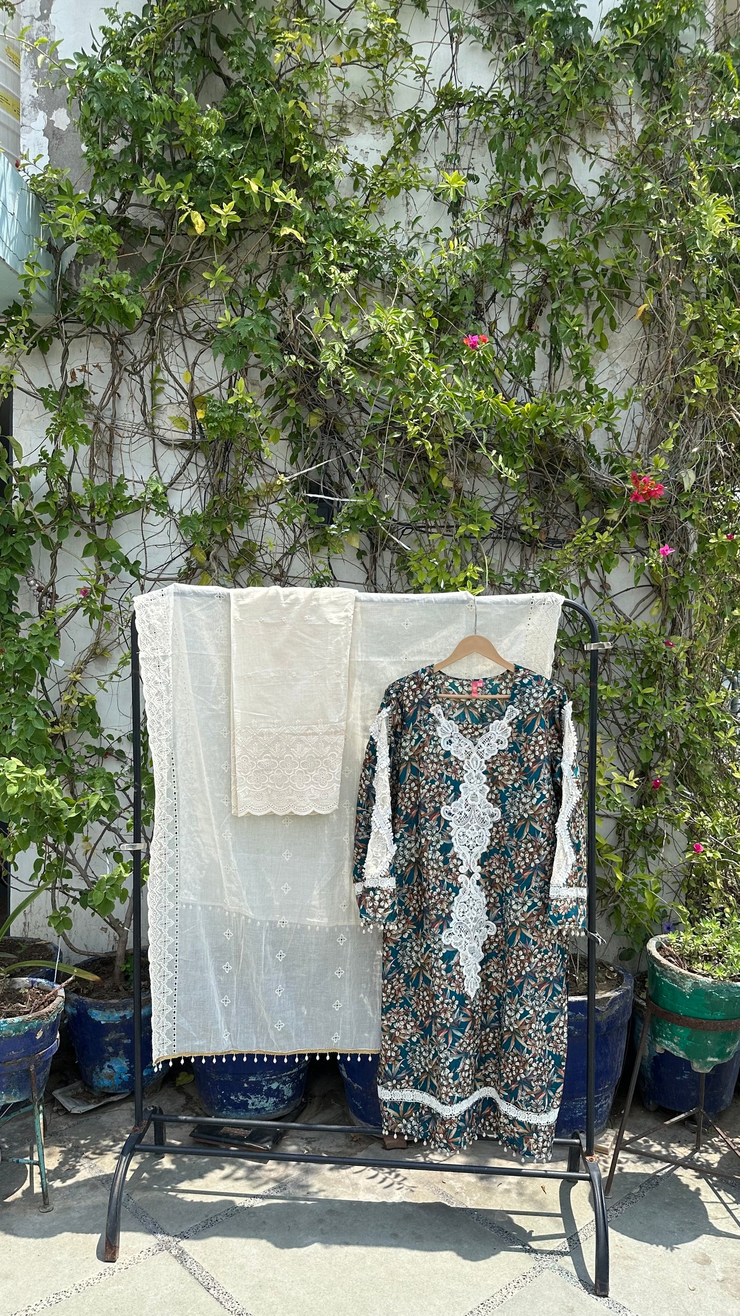 RAYON KURTI SET