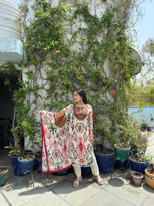 MUSLIN KURTI SET