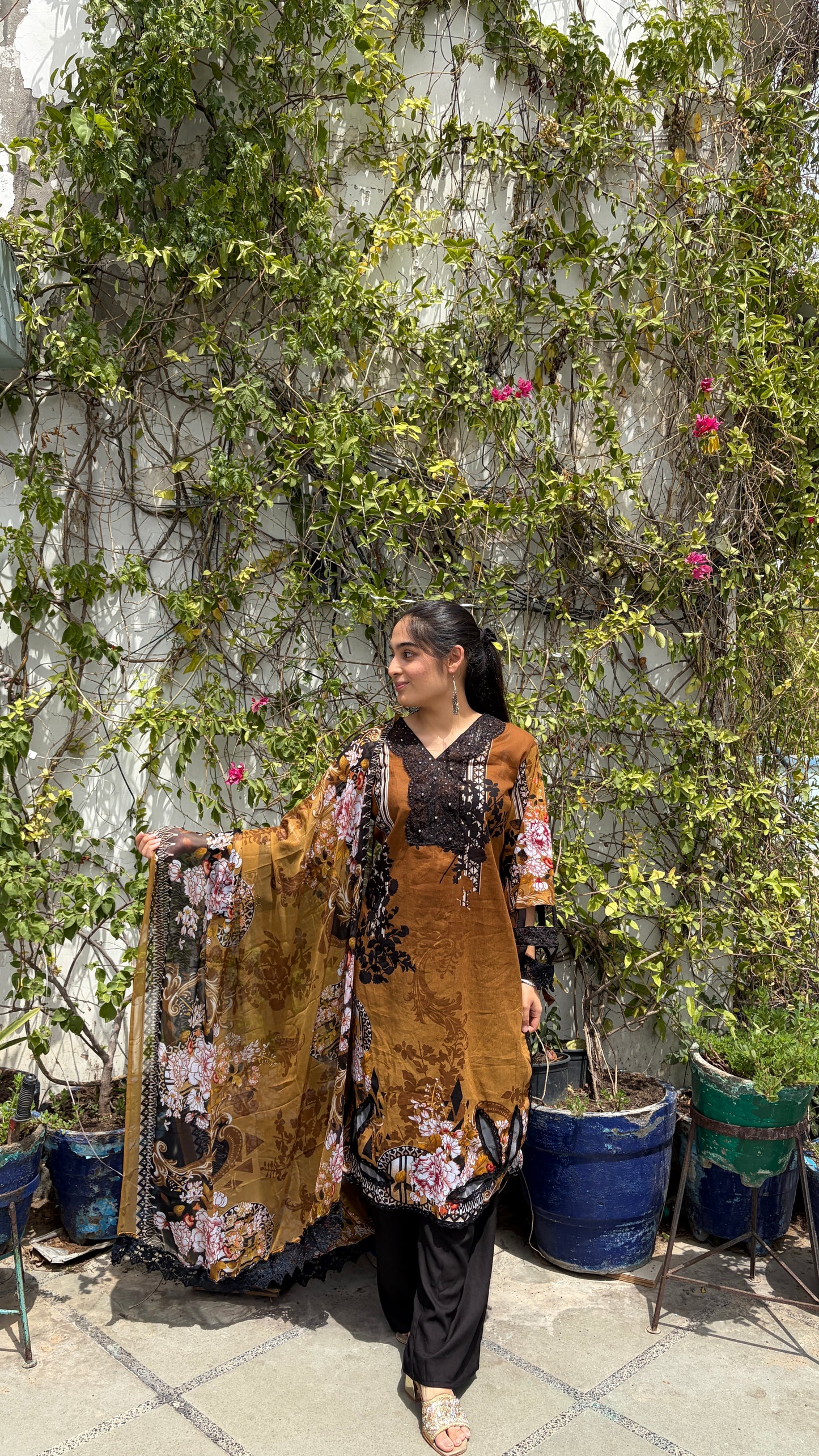 PURE COTTON KURTI SET